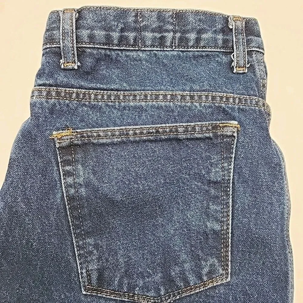 Red Head Jeans Men Sz 33 x 34 Dark Wash Denim Blue 100% Cotton Straight Pants